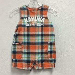 Boys one piece summer outfit size 3 to 6 months